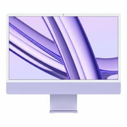 iMac 24" (2023) Apple M3 avec CPU 8 cœurs GPU 10 cœurs - 256 Go SSD - 8 GB QWERTY - Anglais Verre standard