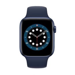 Apple Watch (Series 6) 2020 GPS 40 mm - Aluminium Bleu - Bracelet sport Bleu