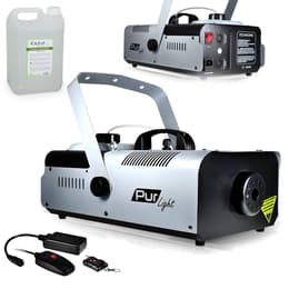 Accessoires audio Pur Light Machine à fumée Pro Méga SMOKE haute densité 1500W + Etrier de fix + 2 télécommandes NEWARK1500 +20L Liquide