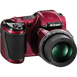 CoolPix L820 - Rouge + Nikon Nikkor 30X Optical Zoom 22.5-675 mm f/3-5.8 f/3-5.8