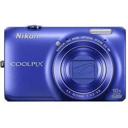 Compact - Nikon Coolpix S6300 Bleu Nikon Nikkor 10X Wide Optical Zoom ED VR