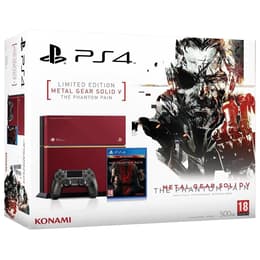 PlayStation 4 500Go - Rouge - Edition limitée Metal Gear Solid V + Metal Gear Solid V: The Phantom Pain