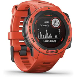 Montre Garmin Cardio GPS Instinct Solar - Rouge