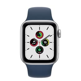 Apple Watch Series SE 1 (2020) GPS 44 mm - Aluminium Silver - Bracelet sport Blue