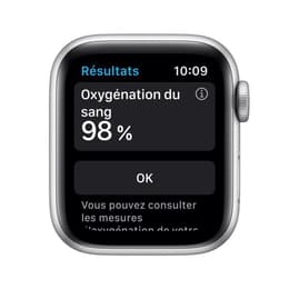Apple Watch Series SE 1 (2020) GPS 44 mm - Aluminium Silver - Bracelet sport Blue