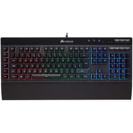 Clavier Corsair QWERTY Espagnol rétroéclairé Raptor K55 RGB
