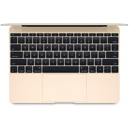 MacBook 12" Retina (2016) - Core m5 1.2 GHz SSD 512 - 8 Go QWERTY - Anglais