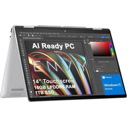 HP Envy x360 2-in-1 14" Core i7 1.7 GHz - SSD 512 Go + HDD 512 Go - 16 Go QWERTY - Anglais