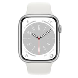 Apple Watch Series 9 (2023) GPS 45 mm - Aluminium Silver - Bracelet sport White