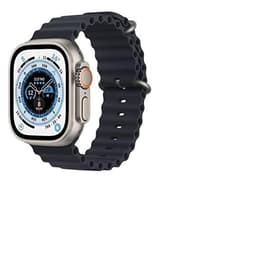 Apple Watch (Ultra) 2022 GPS 49 mm - Titane Noir - Bracelet Océan Noir