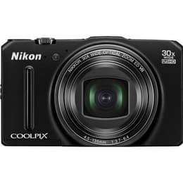 Compact Coolpix S9700 - Noir + Nikon Nikkor Wide Optical Zoom 25-750 mm f/3.7-6.4 f/3.7-6.4