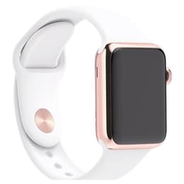 Apple Watch Series 4 (2018) GPS + Cellular 40 mm - Aluminium Or - Bracelet sport White