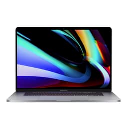 MacBook Pro Touch Bar 16" Retina (2019) - Core i9 2.4 GHz SSD 512 - 64 Go QWERTY - Anglais
