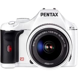 Reflex K-M - Blanc + Panasonic Pentax SMC Pentax-DA L ED WR f/3.5-5.6 + f/4-5.6