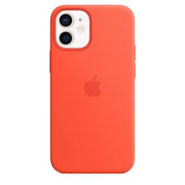 Coque en silicone Apple iPhone 12 mini - Magsafe - Silicone Orange
