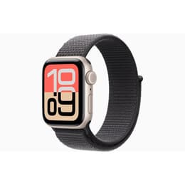 Apple Watch Series 7 (2021) GPS + Cellular 41 mm - Titane Silver - Bracelet sport Nike Black