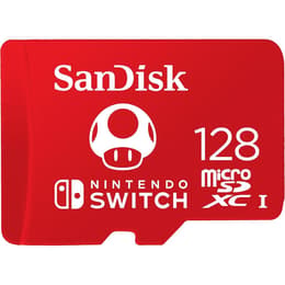 Sandisk Nintendo Switch microSDXC Carte mémoire 128GB SDSQXAO-128G-GNCZN