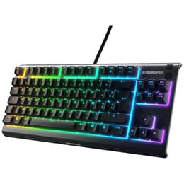 Clavier Steelseries AZERTY Français rétroéclairé Apex 3 TKL