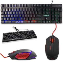 Clavier Cortek QWERTY Italien rétroéclairé XSniper + GP4 Kit Mouse and Keyboard