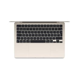 MacBook Air 13" (2024) - Apple M3 avec CPU 8 cœurs et GPU 8 cœurs - 8Go RAM - SSD 256Go - AZERTY - Français