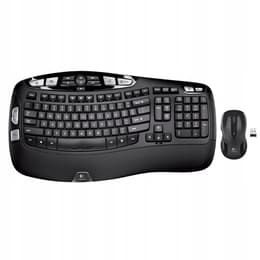 Clavier Logitech QWERTY Anglais (US) Sans-fil MK550