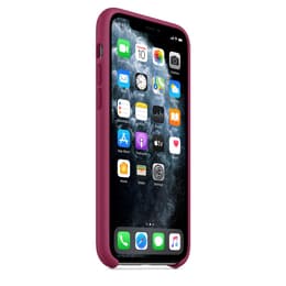 Coque en silicone Apple iPhone 11 Pro Max - Silicone Rouge grenat
