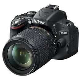 Reflexe - Nikon D5100 - Noir + Objectif Nikon AF-S DX Nikkor 18-105mm 1:3,5-5,6G ED VR