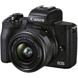 Instantané EOS M50 Mark II - Noir + Canon EF-M 15-45mm f/3.5-6.3 IS STM f/3.5-6.3