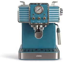 Machine Expresso Sans capsules Livoo DOD174 1,5000L - Bleu