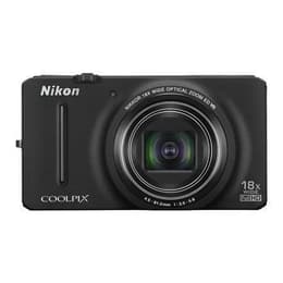 Compact Coolpix S9200 - Noir + Nikon Nikkor Wide Optical Zoom ED VR 25-450 mm f/3.5-5.9
