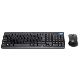 Clavier Simpletek QWERTY Arabe Sans-fil Mouse + Keyboard with Stickers 1000 DPI 2.4G Nano reciever