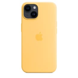 Coque en silicone Apple iPhone 14 - Magsafe - Silicone Orange