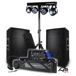 Enceintes sono Pack Sono 3200W BM SONIC Ampli 2000W, Paire d'Enceintes 2x600W, Table de Mixage, Portique 4 Lumières Xperformer+Clé 32G