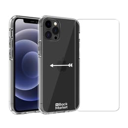 Coque Back Market iPhone 13 Pro et écran de protection - Plastique 60% recyclé - Transparent