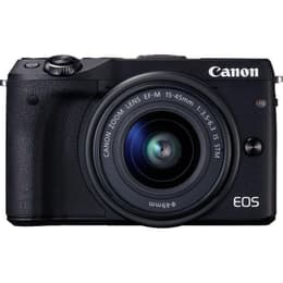 Hybride - Canon EOS M3 Noir Canon Canon EF-M 15-45 mm f/3.5-5.6 IS STM