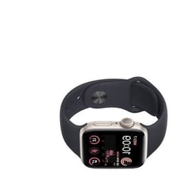 Apple Watch Series SE 2 (2022) GPS 44 mm - Aluminium Starlight - Bracelet sport Black