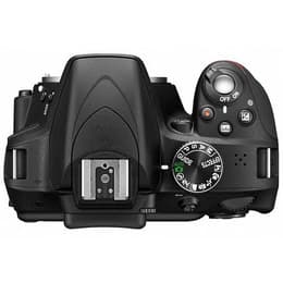 Reflex D3300 - Noir + Nikon AF-P DX Nikkor 18-55mm f/3.5-5.6G VR f/3.5-5.6G