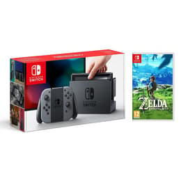 Switch 32Go - Gris + Zelda Breath Of The Wild