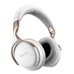 Casque réducteur de bruit sans fil avec micro Denon AH-GC30 - Blanc/Or