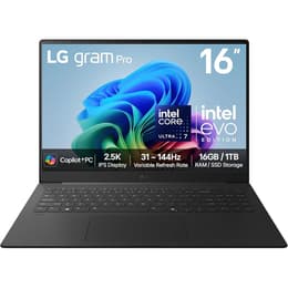 LG Gram Pro 16" Core Ultra 7 1.4 GHz - SSD 1 To - 16 Go QWERTY - Anglais