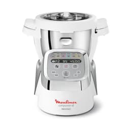 Robot ménager multifonctions Moulinex Companion XL HF806E10 4.5L - Blanc/Gris