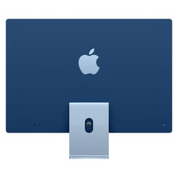 iMac 24" (2021) Apple M1 avec CPU 8 cœurs GPU 7 cœurs - 256 Go SSD - 8 GB QWERTY - Portugais Verre standard