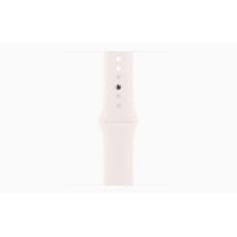Apple Watch Series 10 (2024) GPS + Cellular 42 mm - Aluminium Or rose - Bracelet sport Pink