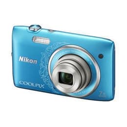 Compact - Nikon Coolpix S3500 - Bleu Arabesque