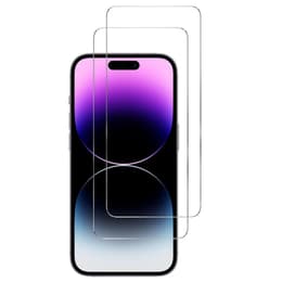 Écran de protection iPhone 15 Pro Verre trempé - Verre trempé - Transparent