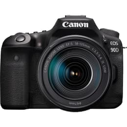 Reflex Canon EOS 90D - Noir + Objectif Canon EF-S 18-135mm IS USM