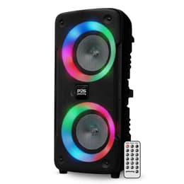 Enceinte Bluetooth Enceinte Sonorisation Autonome sur batterie à LED - Pickering PANTHER P26 - 300W, Bluetooth USB SD, 4 modes Equaliseurs, Téléco Noir