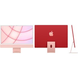 iMac 24" (2021) Apple M1 avec CPU 8 cœurs GPU 7 cœurs - 512 Go SSD - 16 GB QWERTY - Italien Verre standard