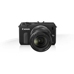 Reflex - Canon EOS M Noir - Objectif Canon zoom Lens EF-M 22mm f/2 STM + Canon zoom Lens EF-M 18-55mm f/3.5-5.6 IS STM