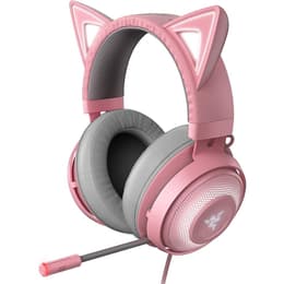 Casque réducteur de bruit filaire + sans fil avec micro Razer Kraken Kitty V2 - Rose
